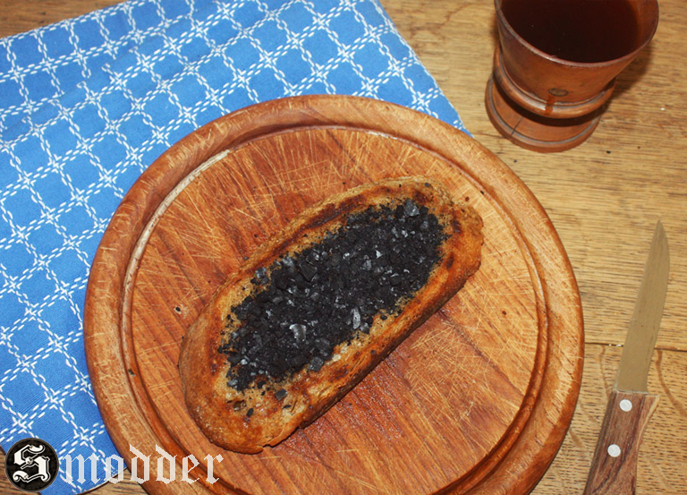 Toast met roet uit 1651